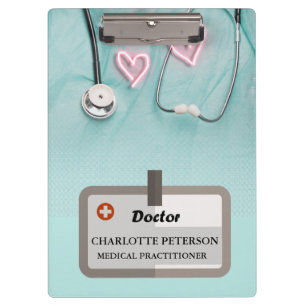 Medical Uniform Stethoscope Doctor  Clipboard