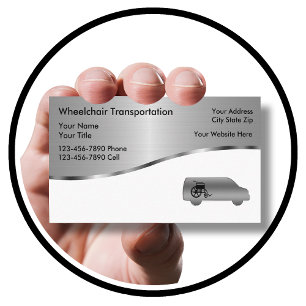 Medical Wheelchair Transport Business Cards