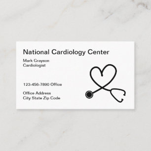 Medicalcal Cardiologist Cardiology Business Card