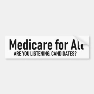 Medicare for All Bumper Sticker