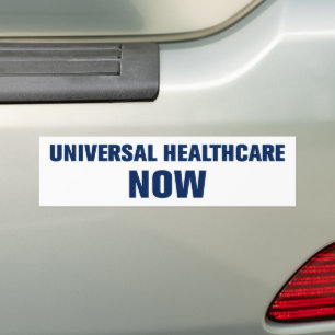 Medicare for All Medicaid Universal Healthcare Now Bumper Sticker