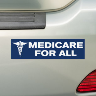Medicare For All Universal Healthcare Bumper Sticker