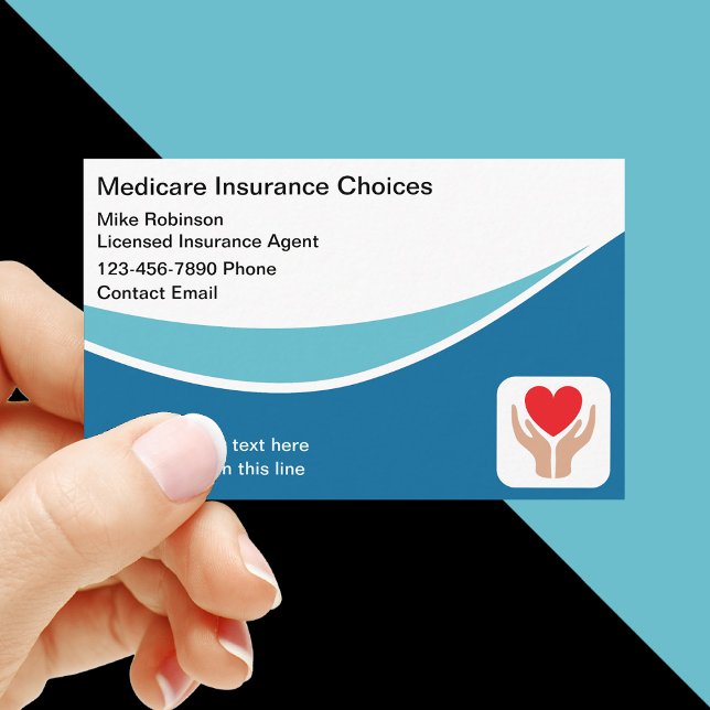 Medicare Health Insurance Rep  Business Card (Creator Uploaded)