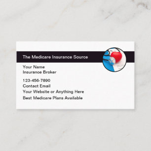 Medicare Insurance Agent Broker Business Card