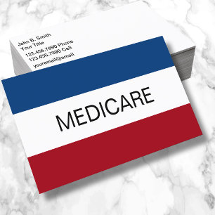 Medicare Insurance Agent Simple Business Card