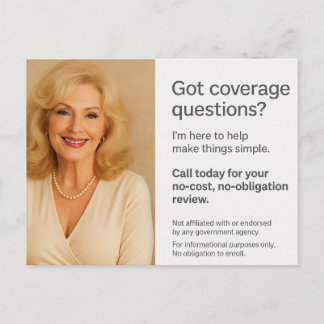 Medicare Postcard – Elegant Southern Agent Design