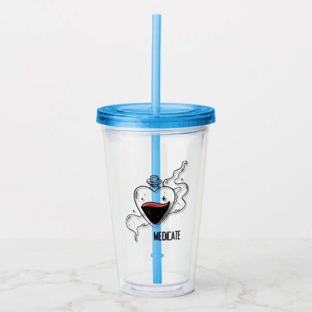 Medicate Acrylic Tumbler (Front)