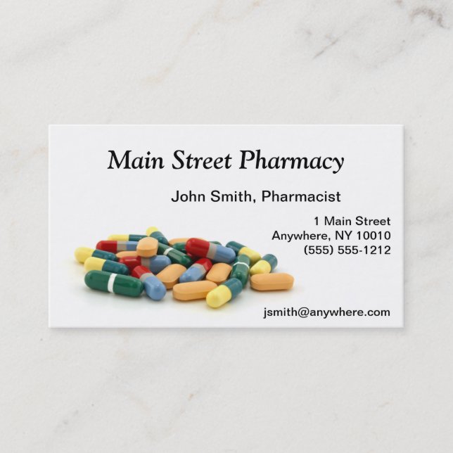 Medication Business Card (Front)