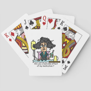 Medication Side Effect Dark Hair Playing Cards