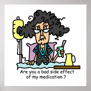 Medication Side Effect Dark Hair Poster