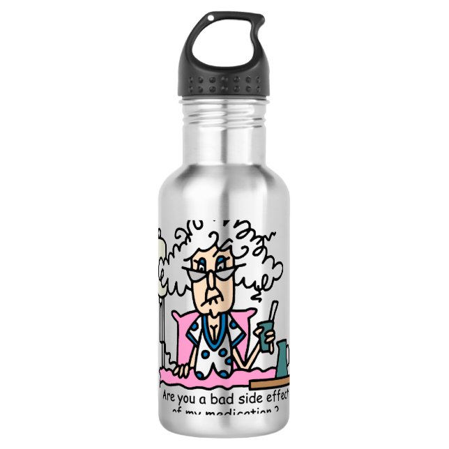 Medication Side Effect Humour 710 Ml Water Bottle (Front)