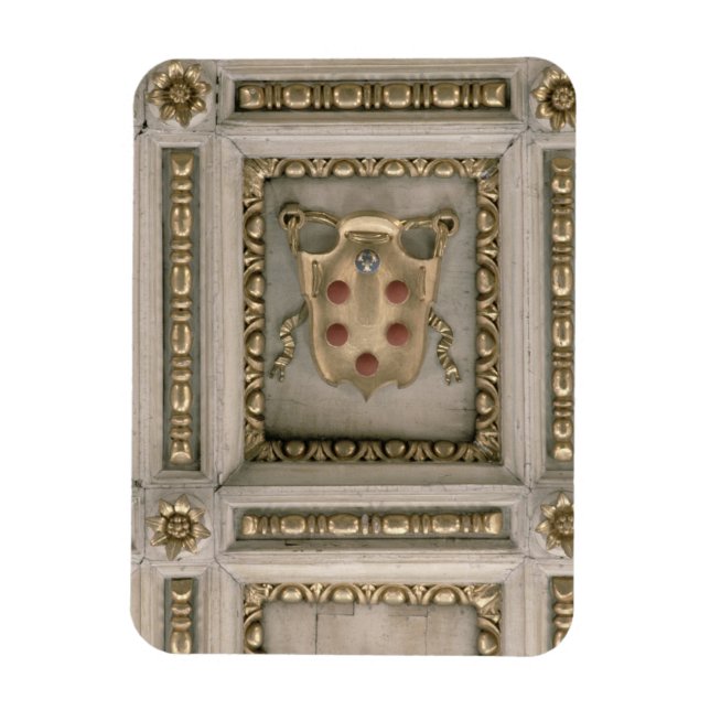 Medici coat of arms, from the soffit of the church magnet (Vertical)