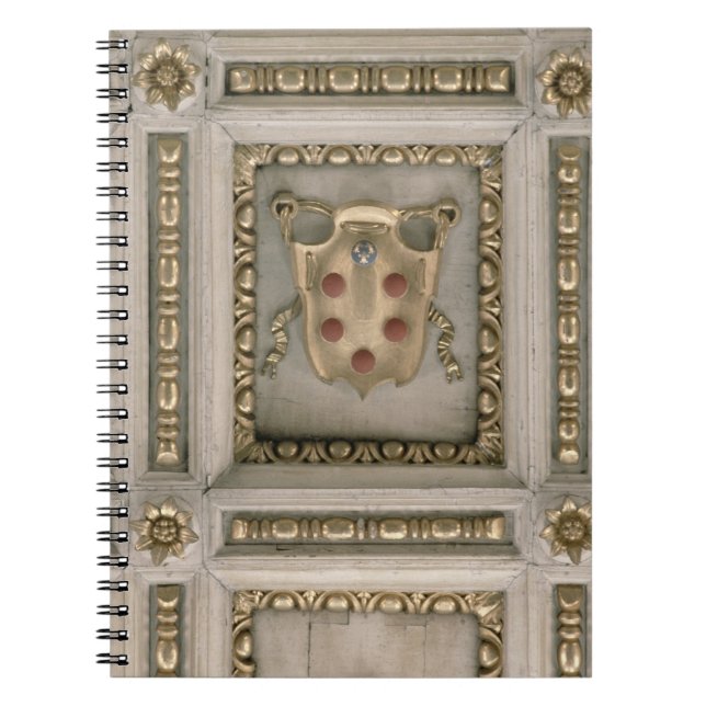 Medici coat of arms, from the soffit of the church notebook (Front)