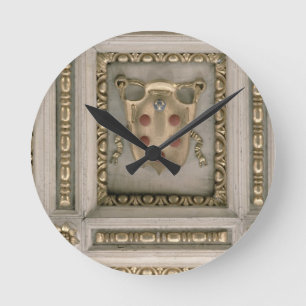 Medici coat of arms, from the soffit of the church round clock