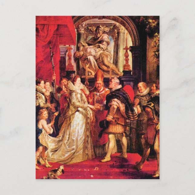 Medici Marriage in Florence by Paul Rubens Postcard (Front)