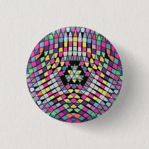 medicina vision 3 cm round badge