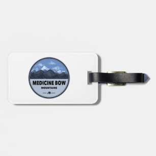 Medicine Bow Mountains Colorado Wyoming Camping Luggage Tag