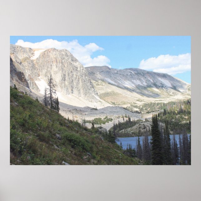 Medicine Bow Peak Scenic Poster (Front)