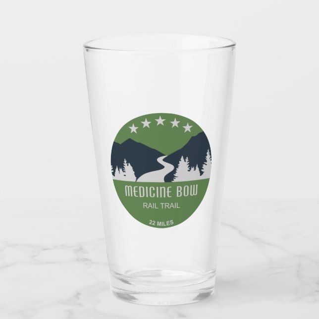 Medicine Bow Rail Trail Glass (Front)