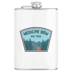 Medicine Bow Rail Trail Hip Flask