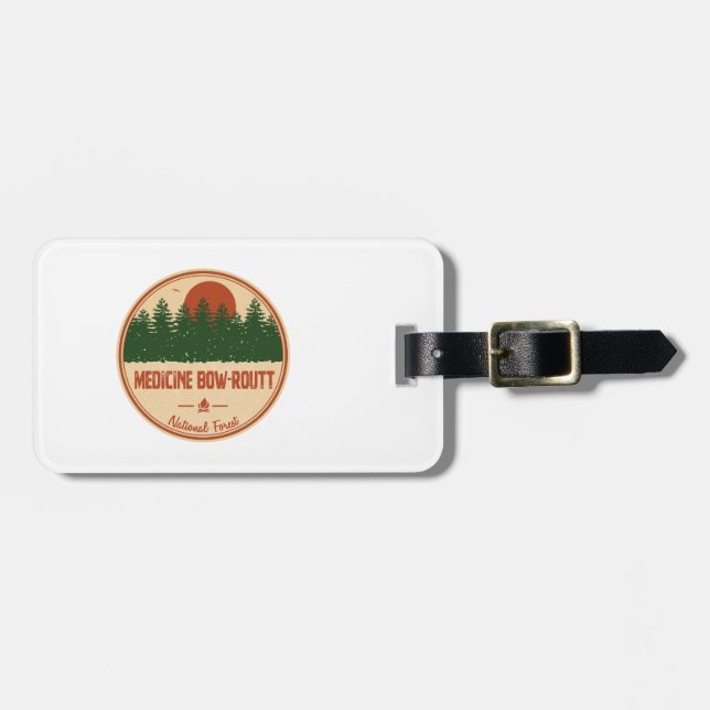 Medicine Bow-Routt National Forest Luggage Tag (Front Horizontal)