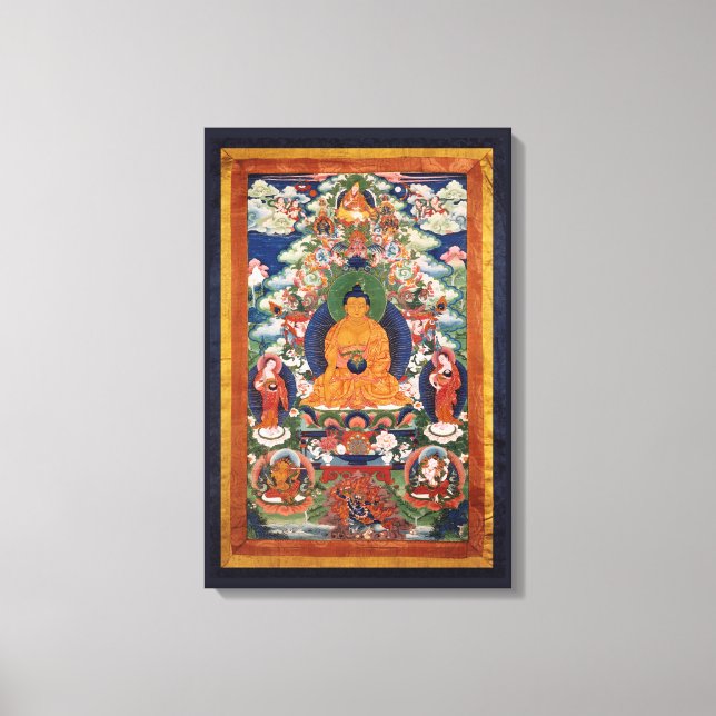 Medicine Buddha Canvas Print (Front)