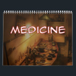 Medicine Calendar<br><div class="desc">Anyone who is the medical trade will appreciate this calender. Doctor,  Dentist,  Pharmacist,  and many others are featured here.</div>