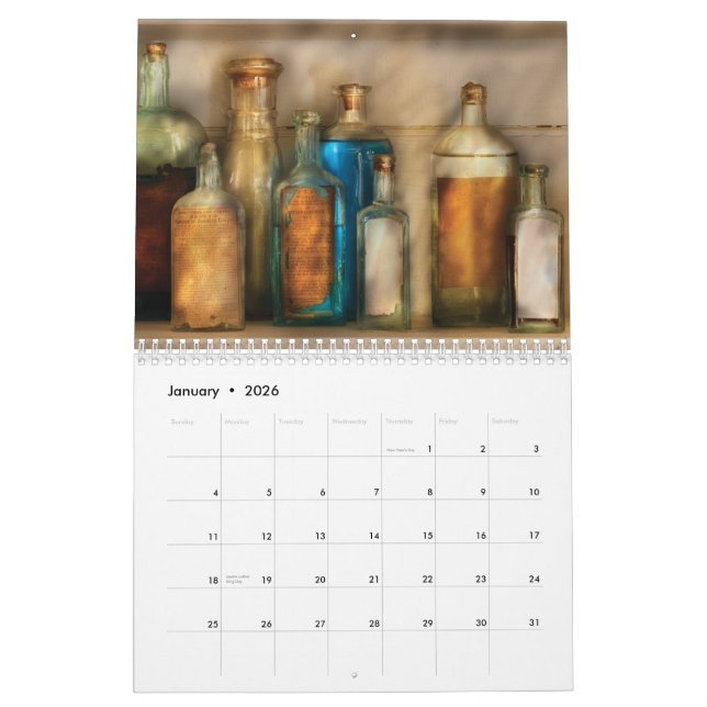Medicine Calendar (Jan 2026)