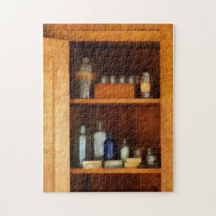 Medicine Chest with Asthma Medication Jigsaw Puzzle