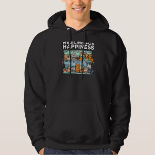 Medicine For Happiness Pill Box Animals Dog Pals Hoodie