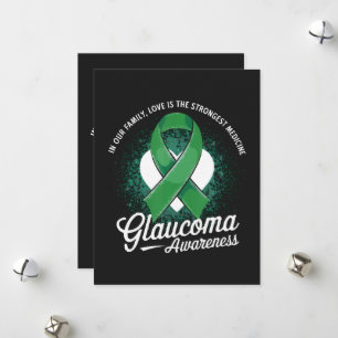 Medicine Glaucoma Awareness Holiday Card