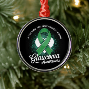 Medicine Glaucoma Awareness Metal Tree Decoration