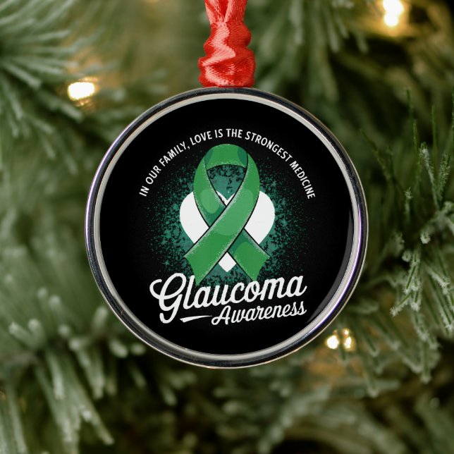 Medicine Glaucoma Awareness Metal Tree Decoration (Tree)