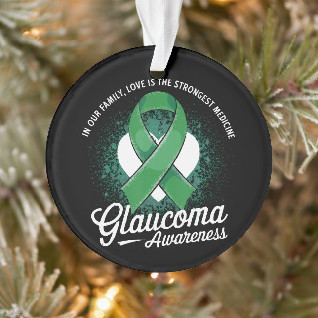 Medicine Glaucoma Awareness Ornament (Tree)