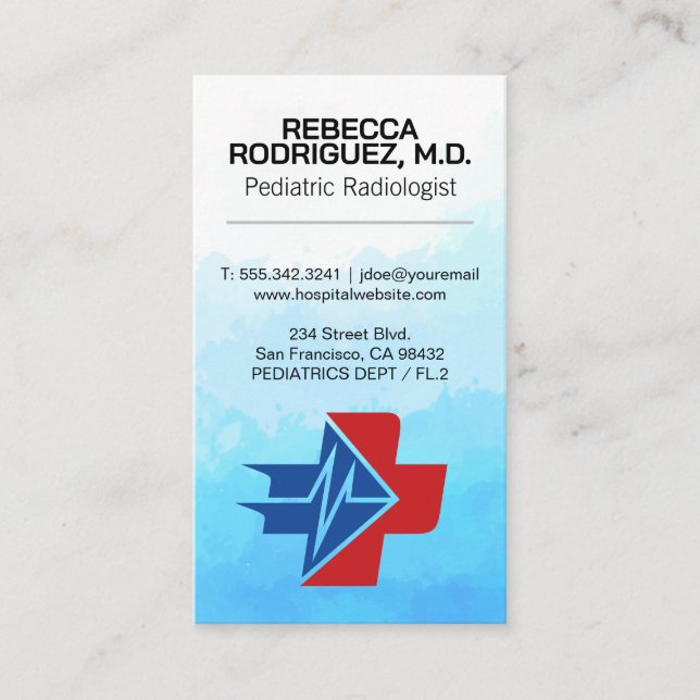 Medicine | Health Care Logo Business Card (Front)