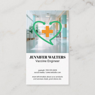 Medicine Healthcare First Aid Logo Business Card