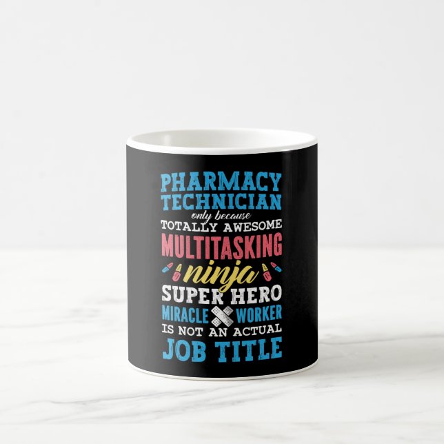 Medicine Hero Pharmacy Technician Tech Pharmacist Coffee Mug (Center)