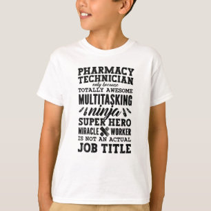 Medicine Hero Tech Pharmacist Pharmacy Technician T-Shirt
