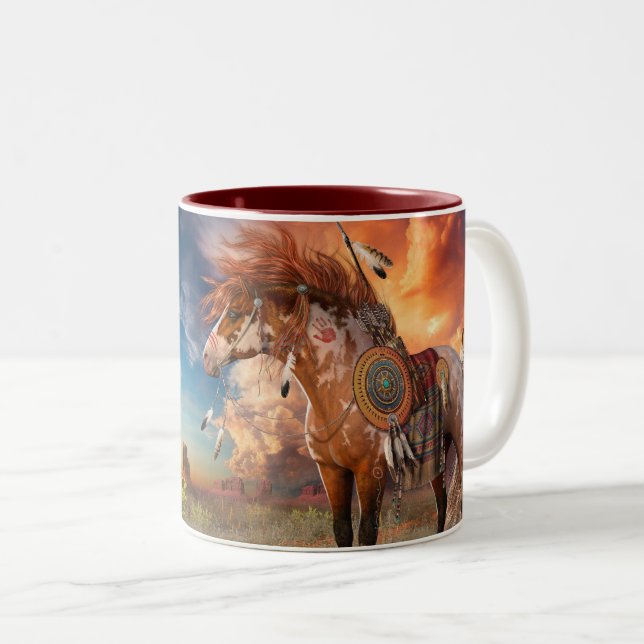 Medicine Horse Mug (Front Right)