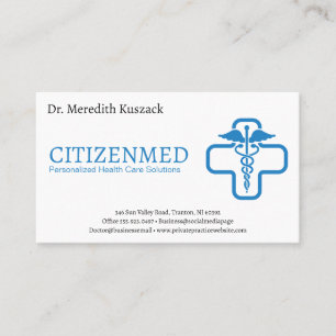 Medicine   Hospital Clinic Logo Business Card