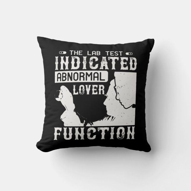 Medicine - Lab Test Shows Abnormal Lover Cushion (Front)