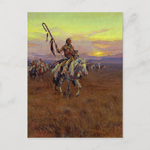 Medicine Man (1916) by Charles Marion Russell Postcard