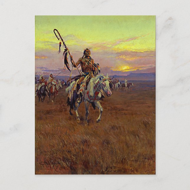 Medicine Man (1916) by Charles Marion Russell Postcard (Front)