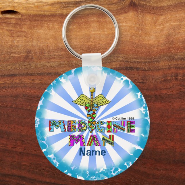Medicine man keychain (Front)