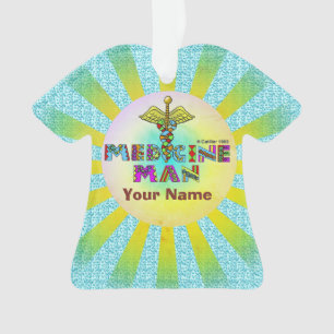Medicine man medical scrubs ornament