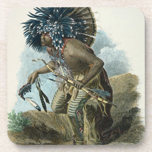 Medicine man of the Mandan tribe in the costume of Coaster (Front)