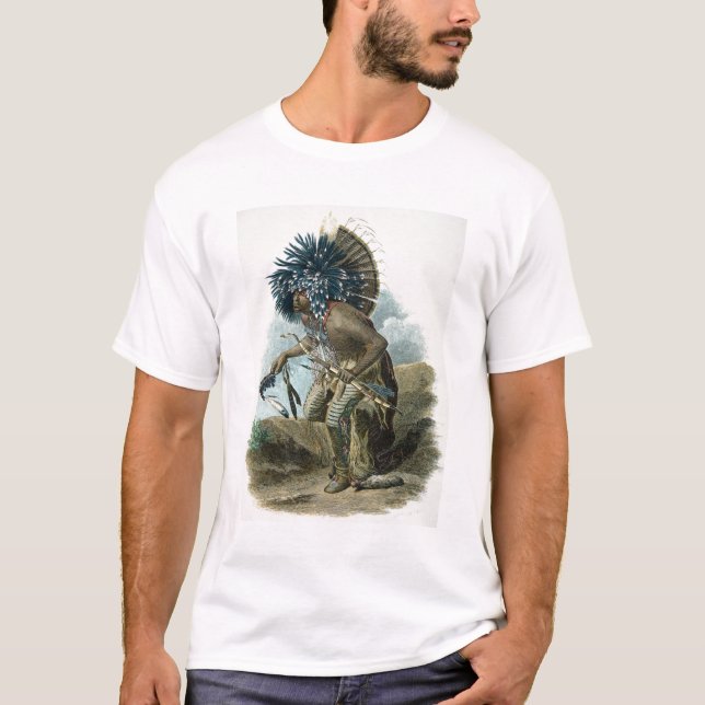 Medicine man of the Mandan tribe in the costume of T-Shirt (Front)