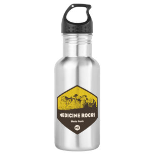 Medicine Rocks State Park Montana 532 Ml Water Bottle