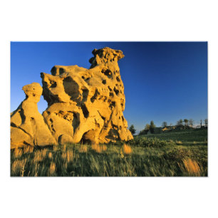 Medicine Rocks State Park near Ekalaka Montana Photo Print