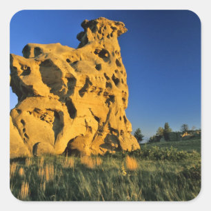 Medicine Rocks State Park near Ekalaka Montana Square Sticker